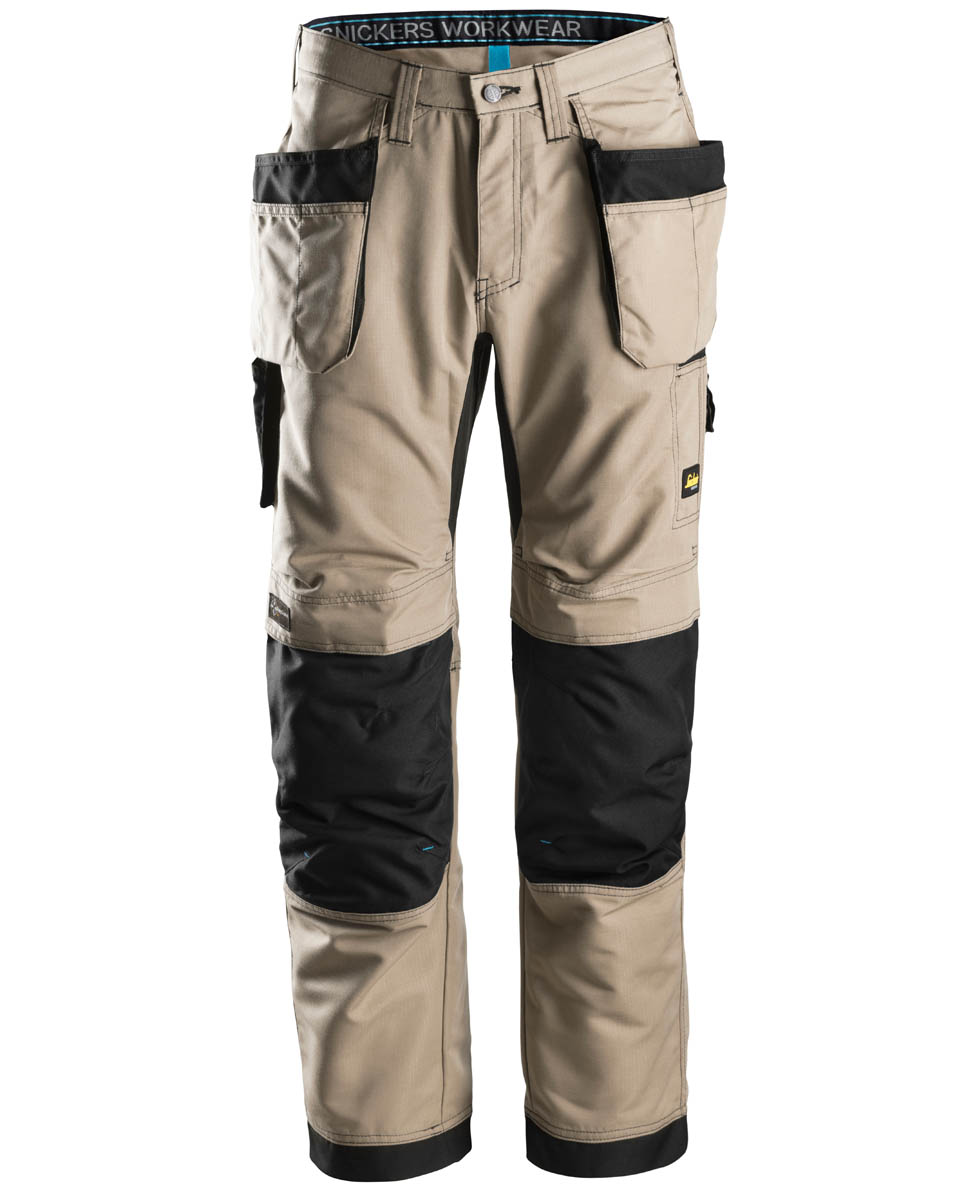 62072004 litework 375 werkbroek met holsterzakken 2004 khaki black 1 1