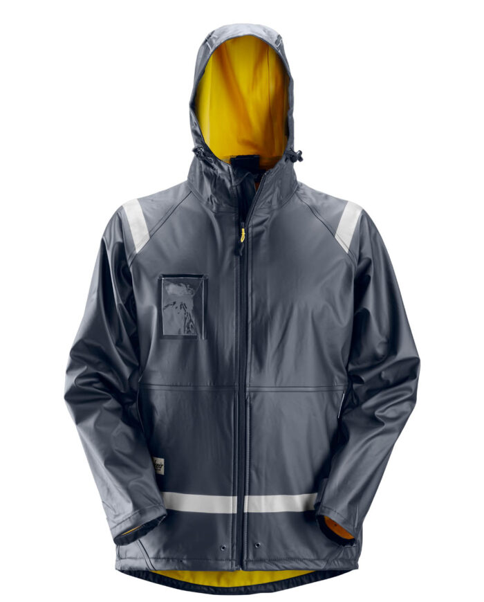 82009500 arbeits regenjacke pu 9500 navy base 1 1