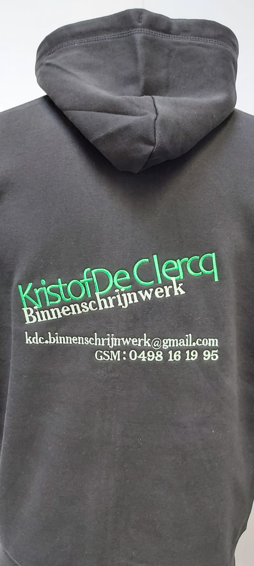 geborduurd logo Kristof De Clercq